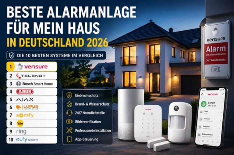 Beste Alarmanlage für mein Haus in Deutschland 2026