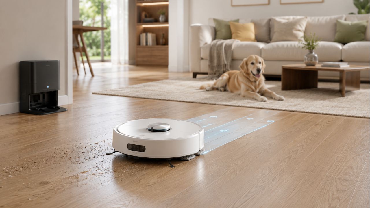 Intelligente Bodenreinigungslösungen Saugroboter für Parkett und Teppiche