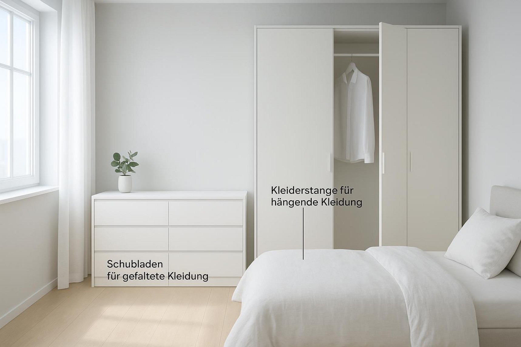 Kommode vs. Kleiderschrank: Was bietet besseren Stauraum?